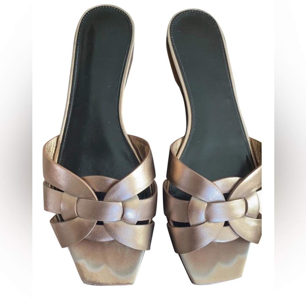 Saint Laurent Tribute Flat Sandals Sz. 37